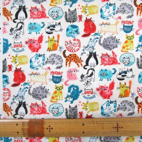 キャンプリック 猫柄グリーン (9522-2) | ドウモト商店通販サイト